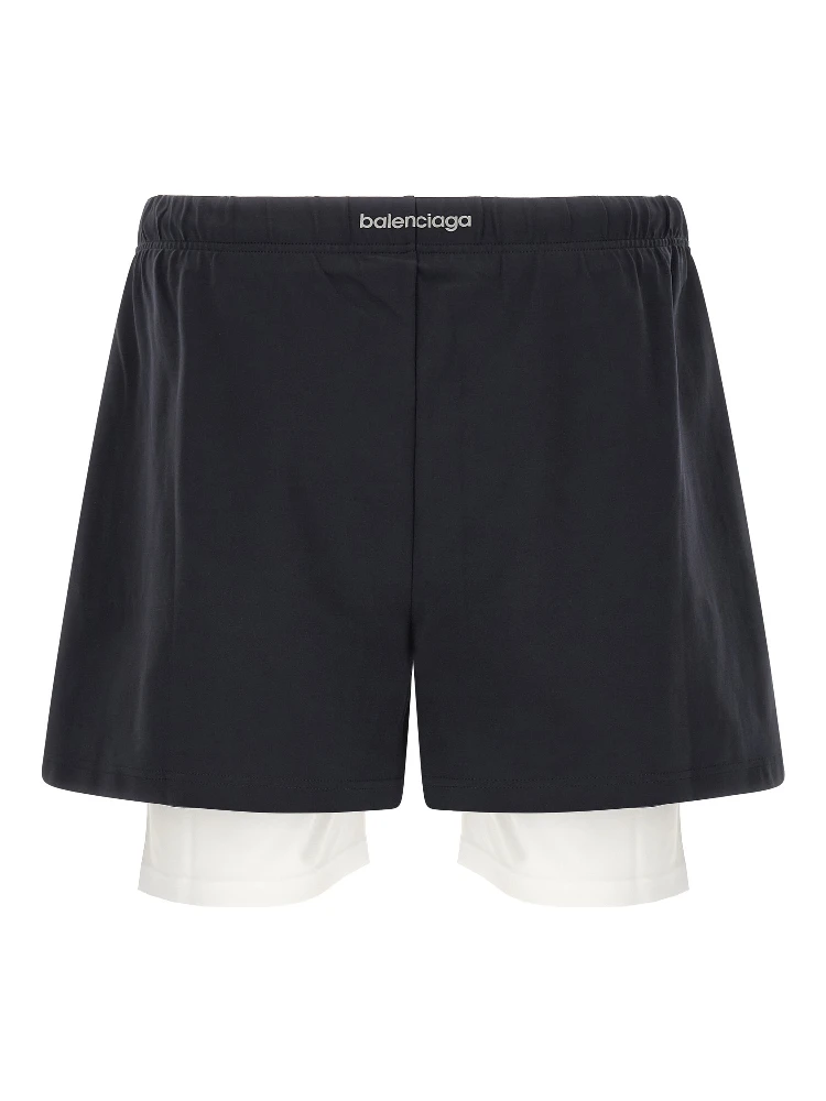 Bicolor Polyamide Bermuda Shorts alternative