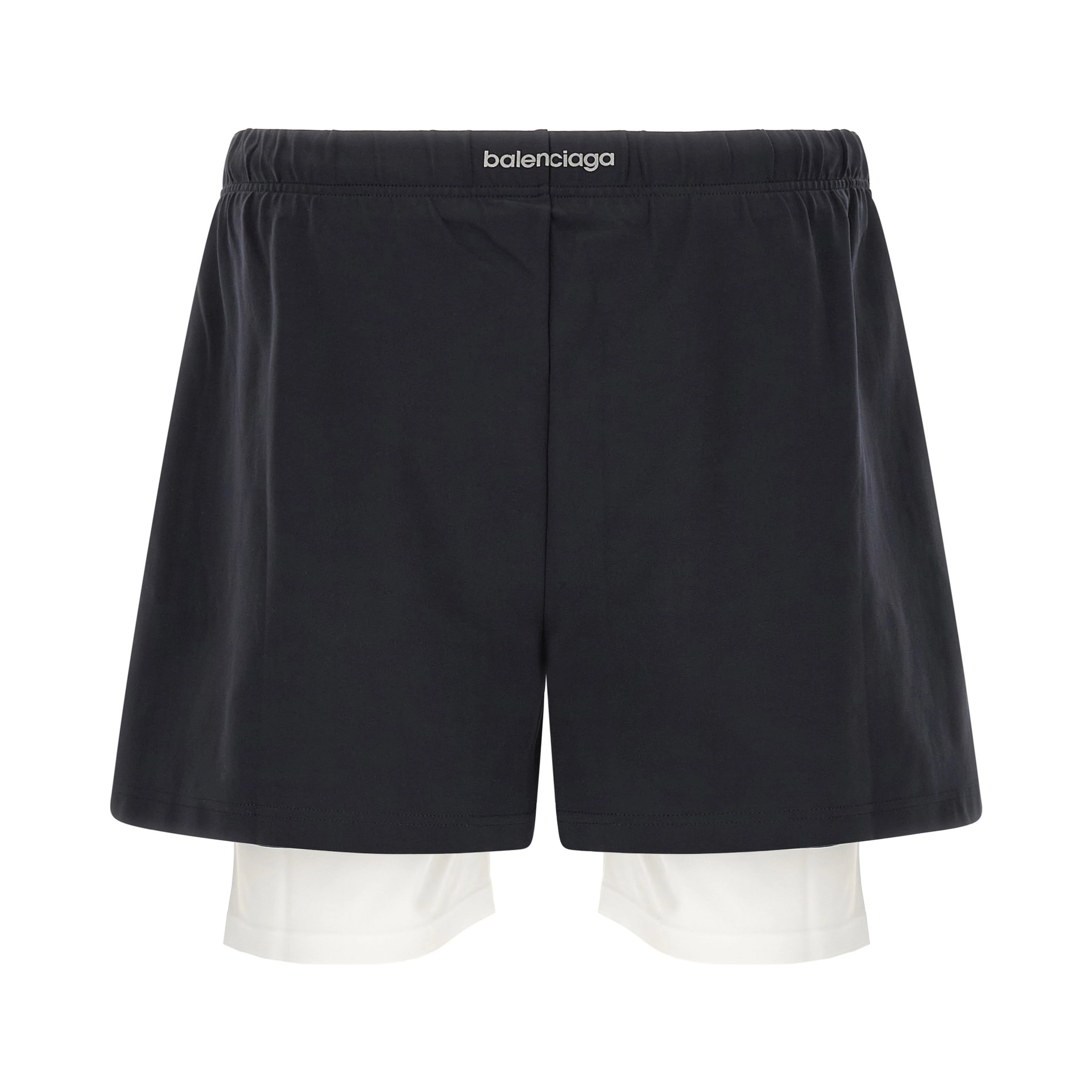 Bicolor Polyamide Bermuda Shorts
