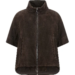 Brown Wool Leather Jacket