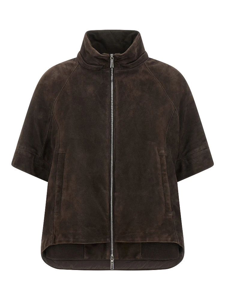 Brown Wool Leather Jacket alternative