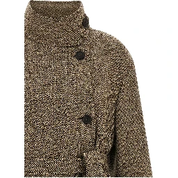 Brown Virgin Wool Coat