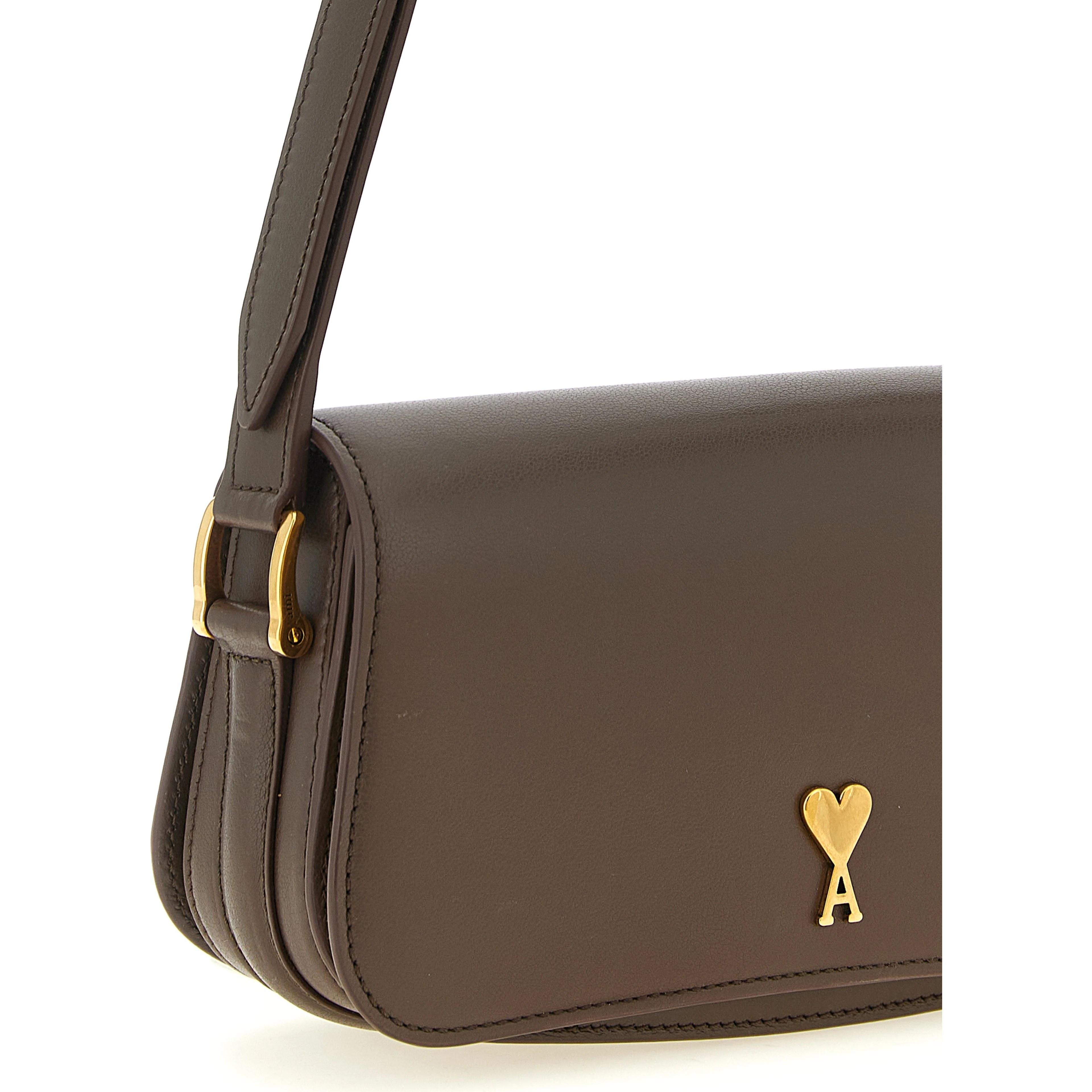 Brown Cowhide Shoulder Bag