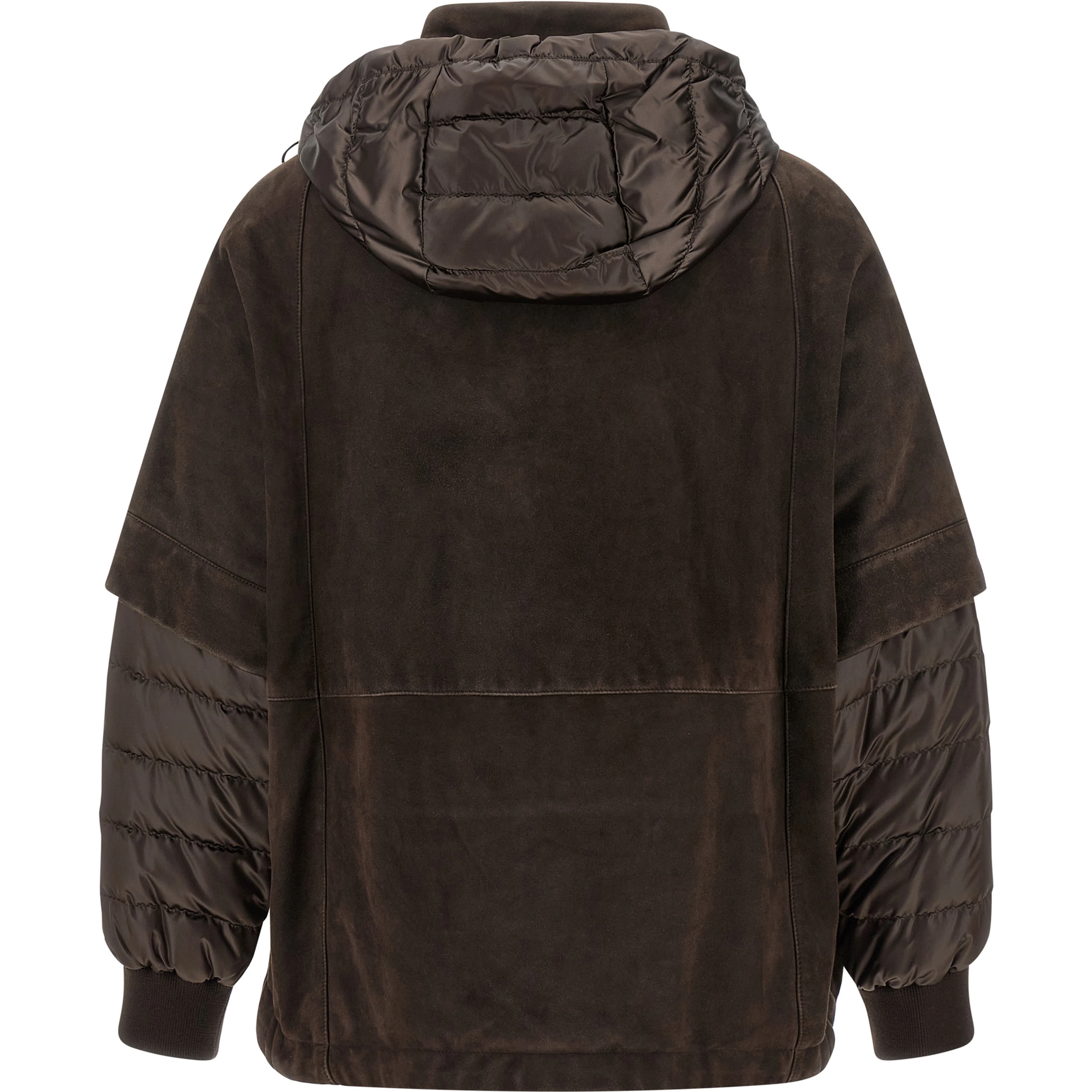 Brown Wool Leather Jacket