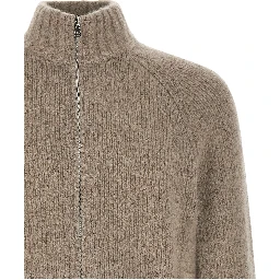 Beige Cashmere Cardigan