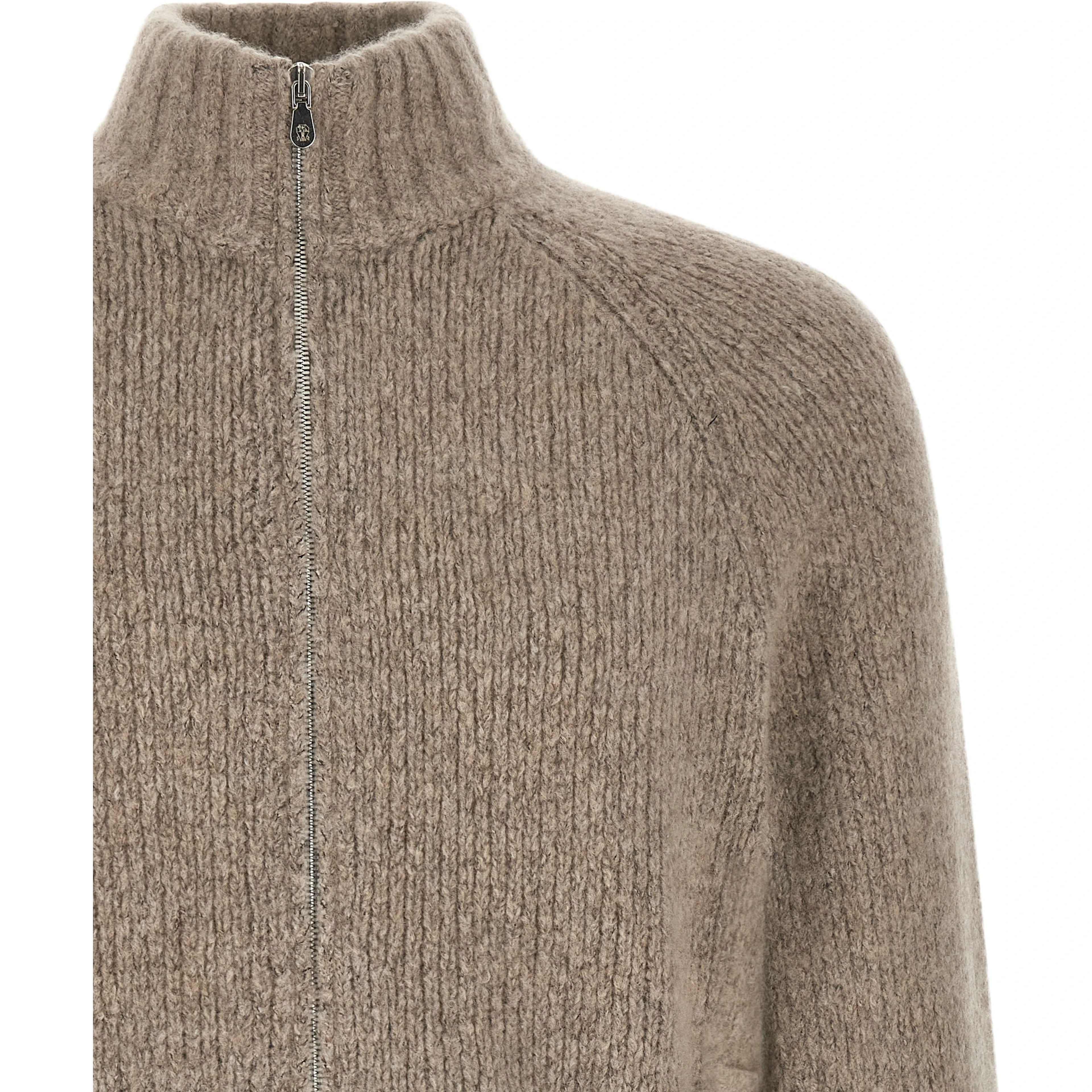 Beige Cashmere Cardigan