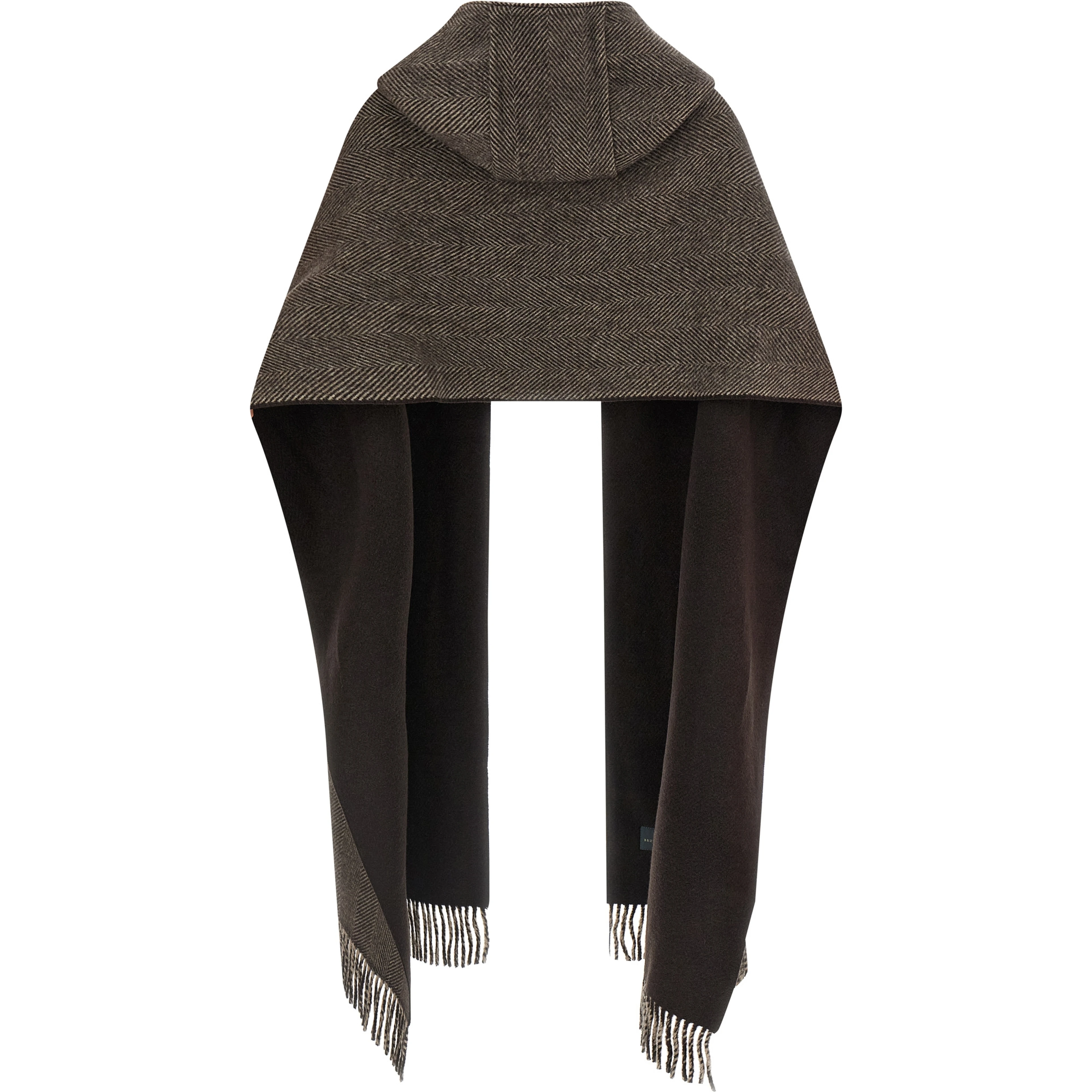 Brown Cashmere Scarf