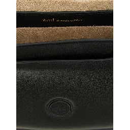 Black Cowhide Crossbody Bag
