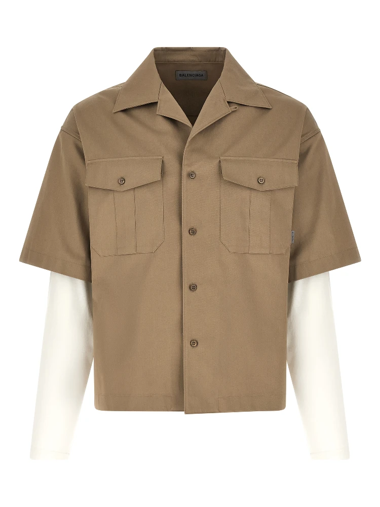 Beige Cotton Blouse