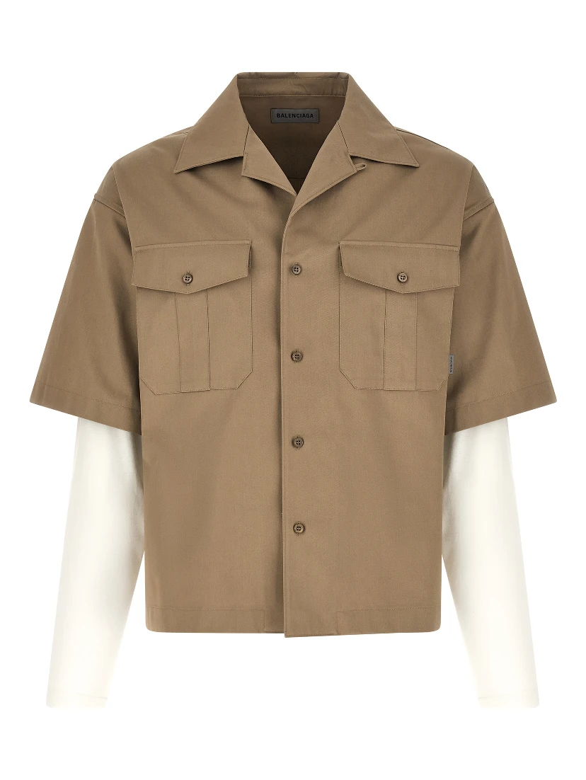 Beige Cotton Blouse