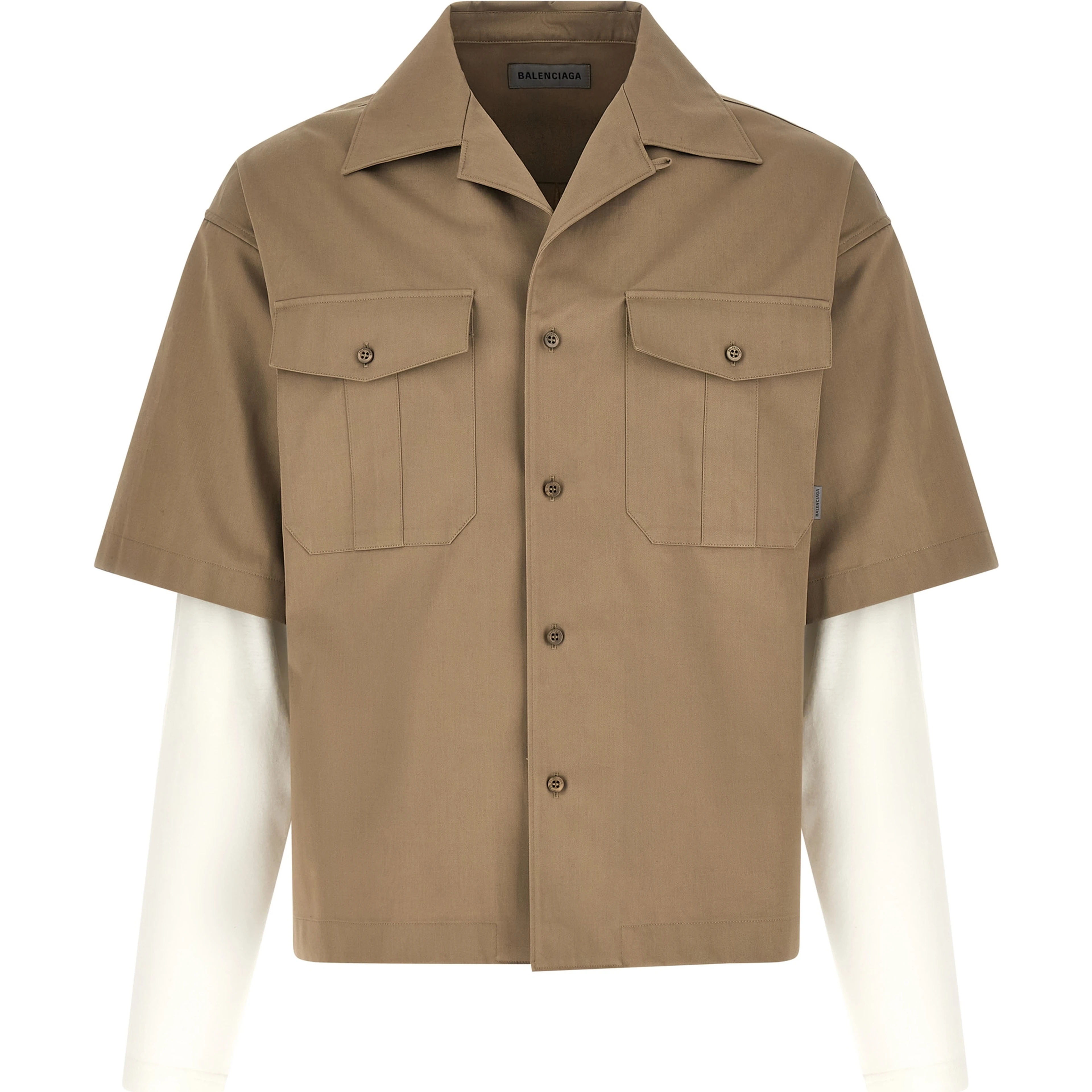 Beige Cotton Blouse