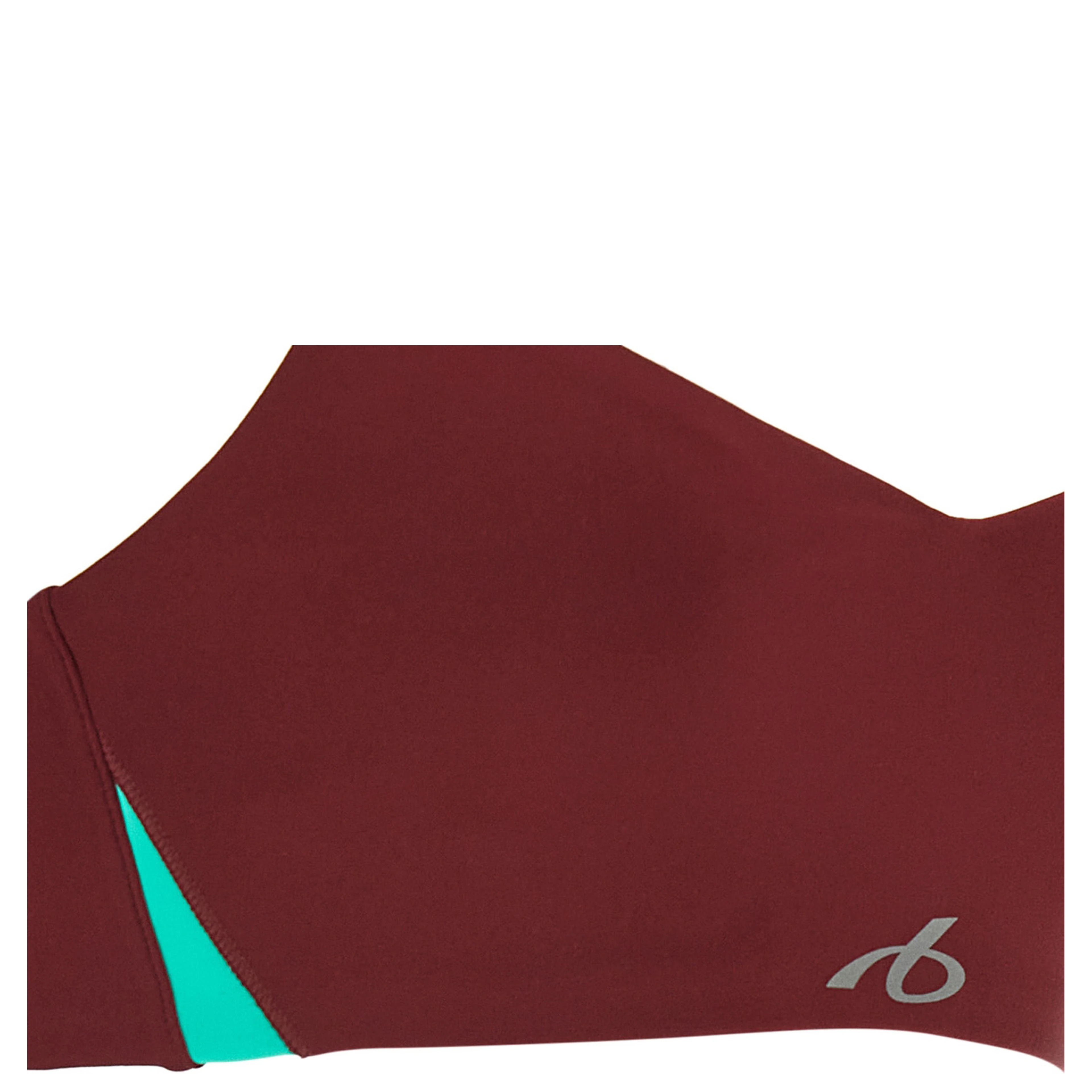 Bordeaux Polyamide Sport Bra