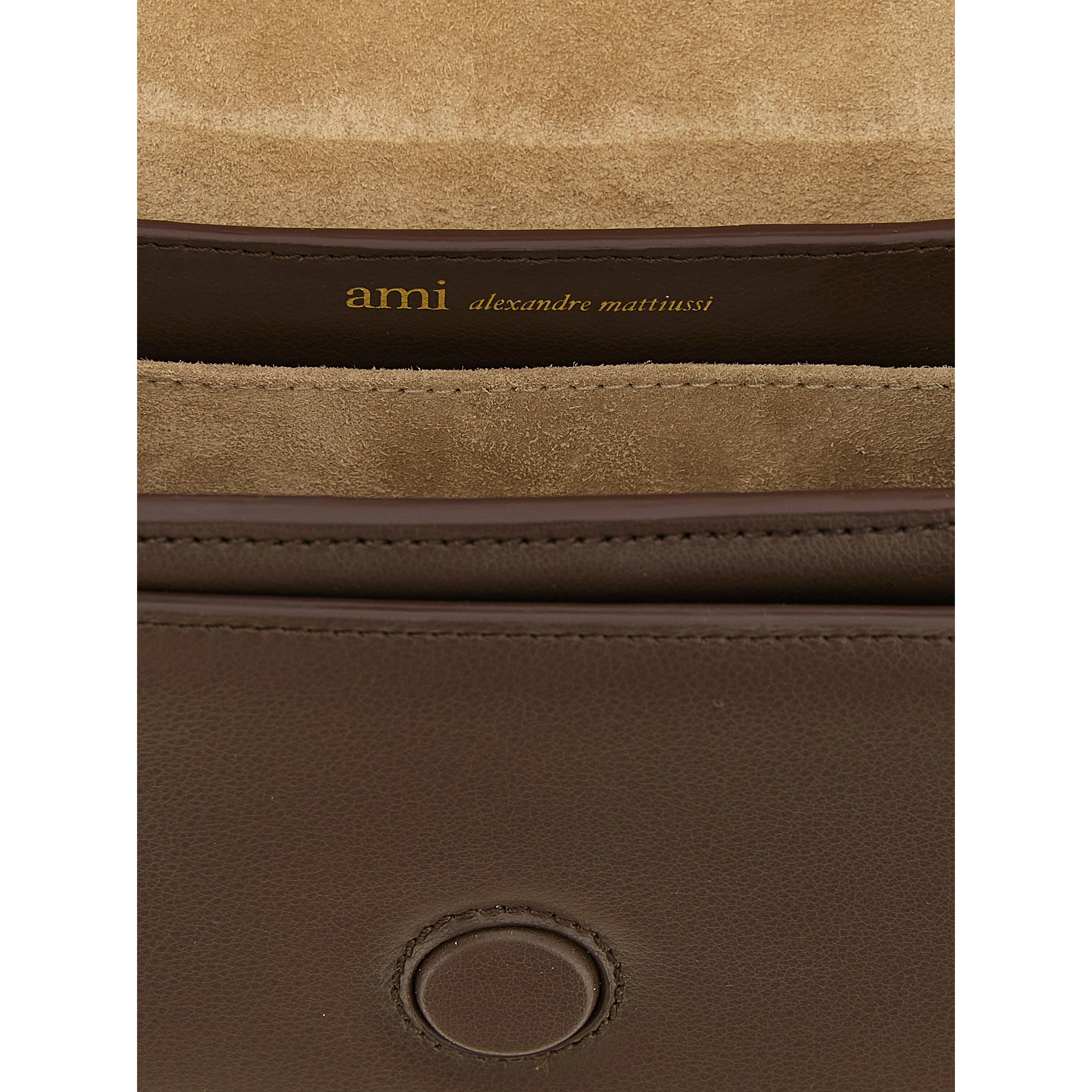 Brown Cowhide Shoulder Bag