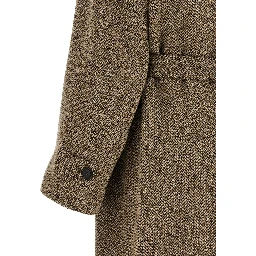 Brown Virgin Wool Coat