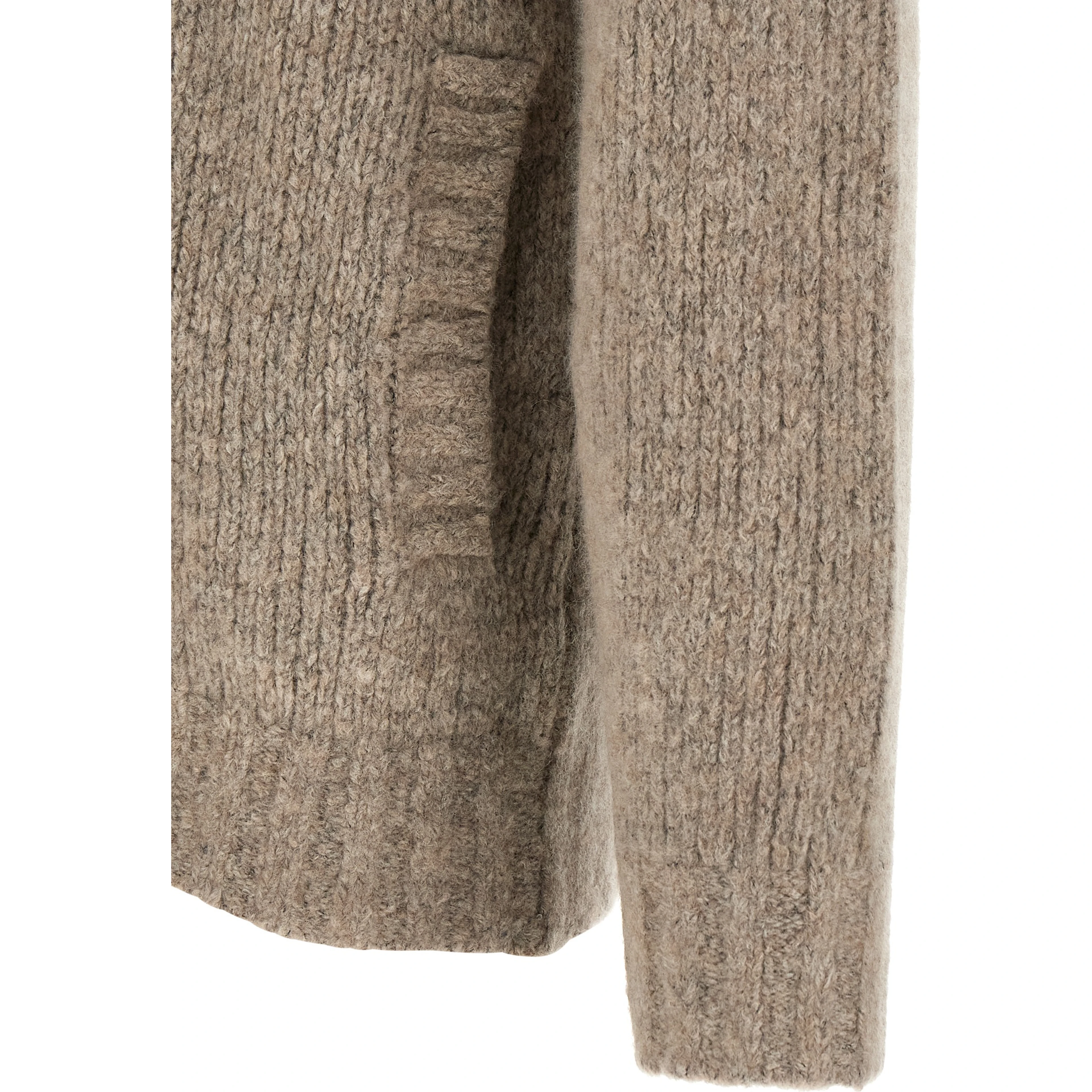 Beige Cashmere Cardigan