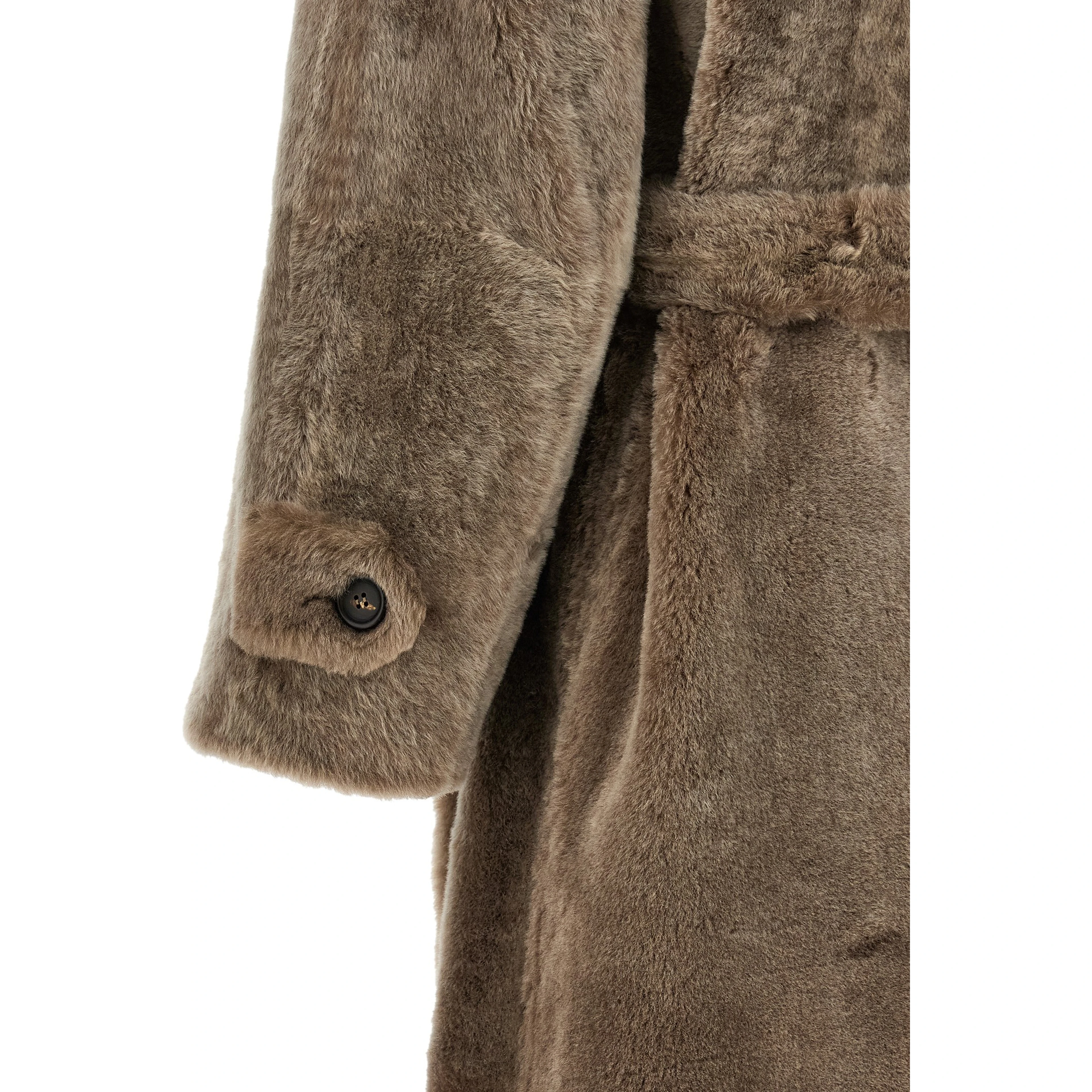 Brown Lamb Leather Coat