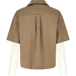 Beige Cotton Blouse
