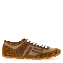 Brown Calfskin Sneakers