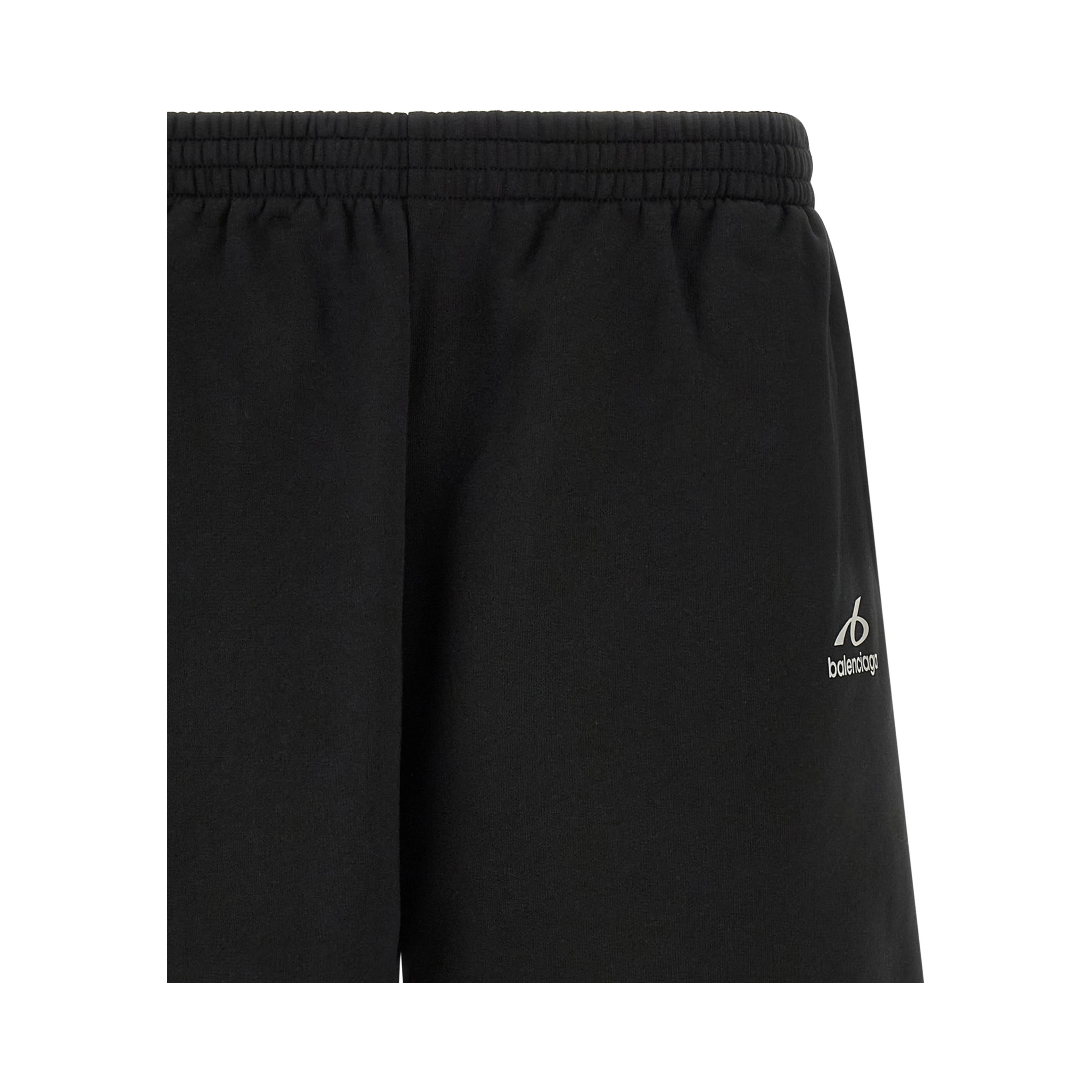 Black Cotton Bermuda Shorts