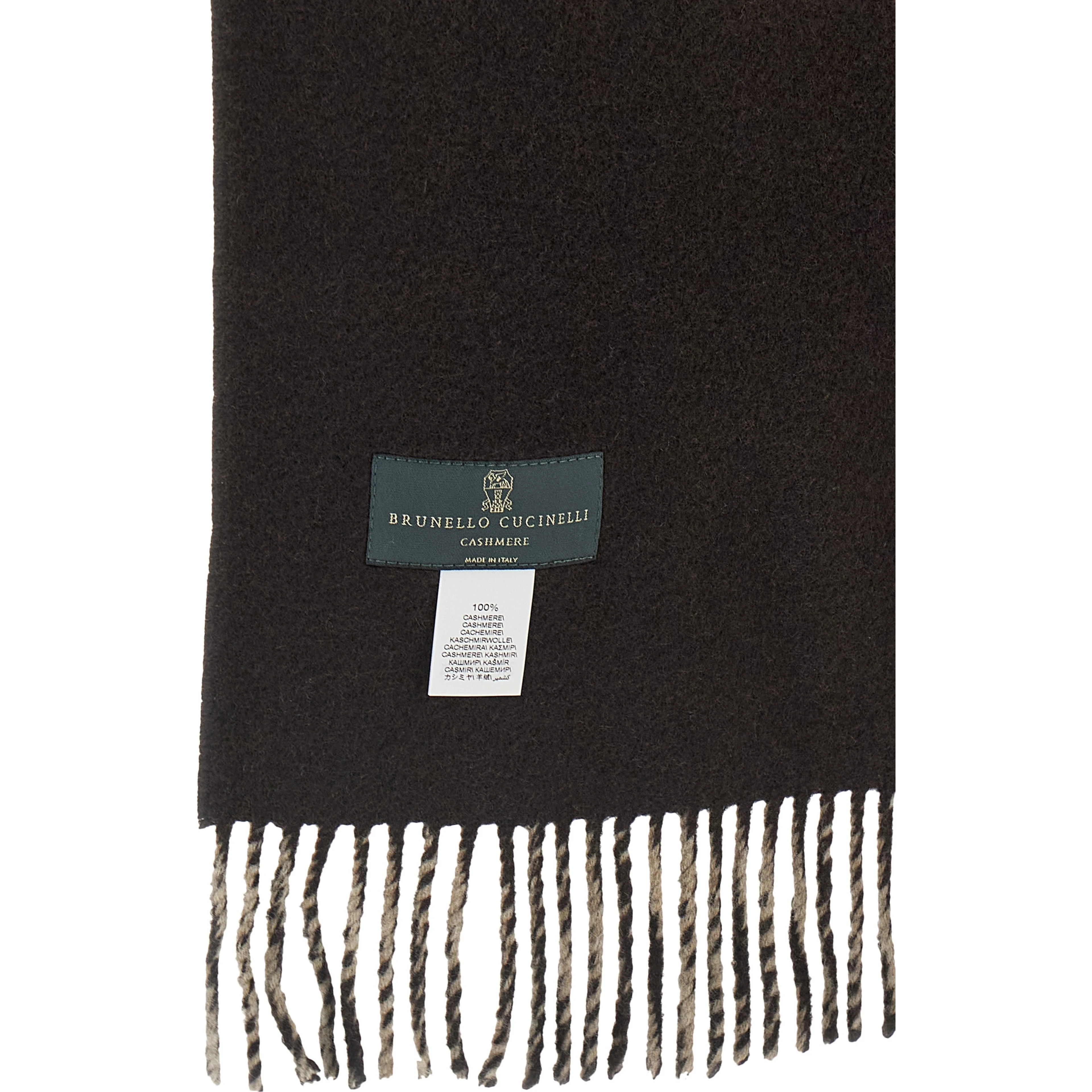 Brown Cashmere Scarf