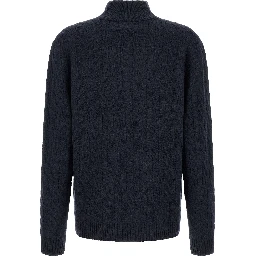 Blue Wool Cardigan