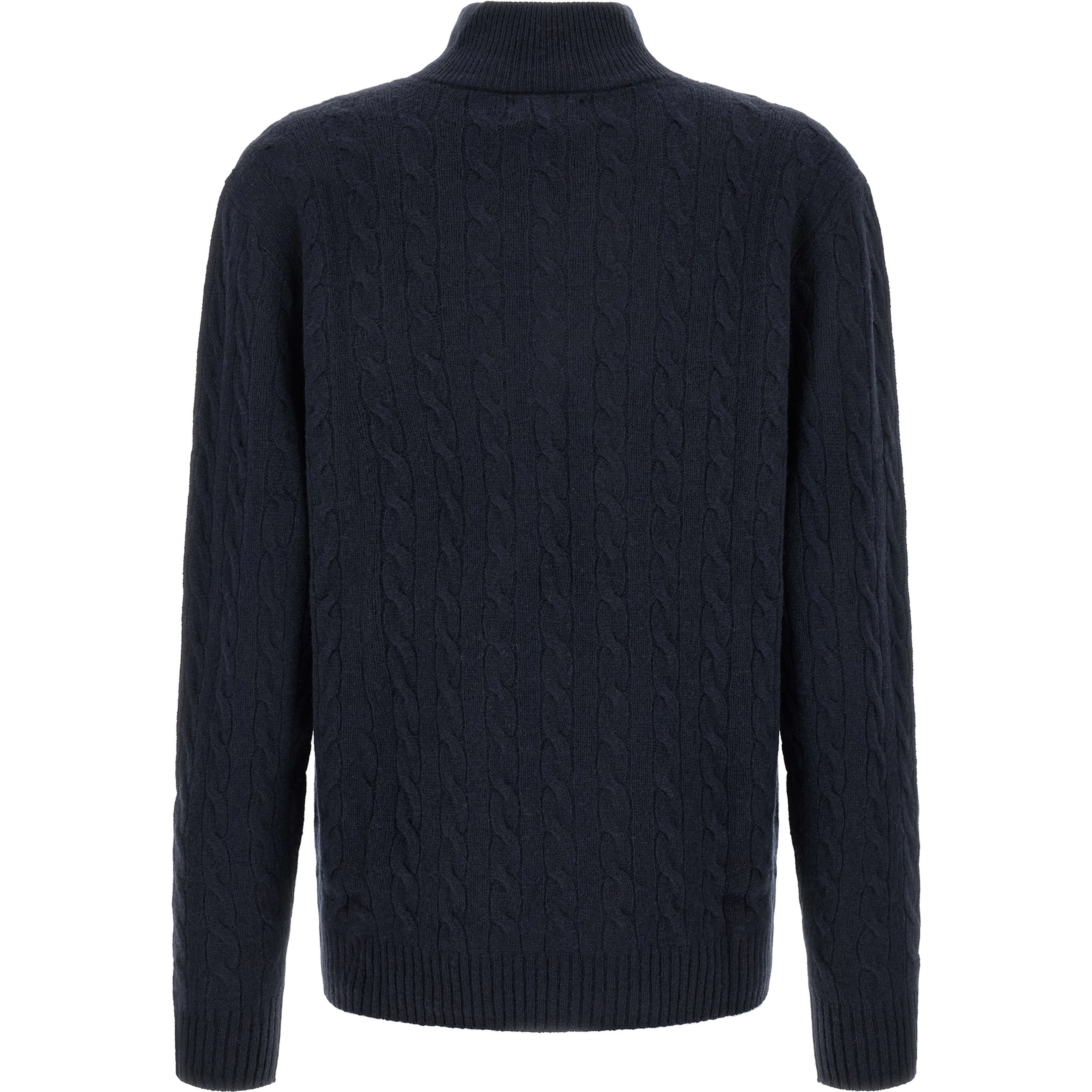 Blue Wool Cardigan