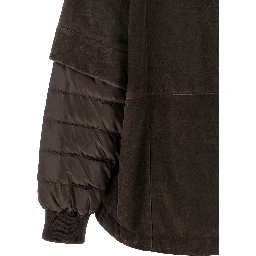 Brown Wool Leather Jacket