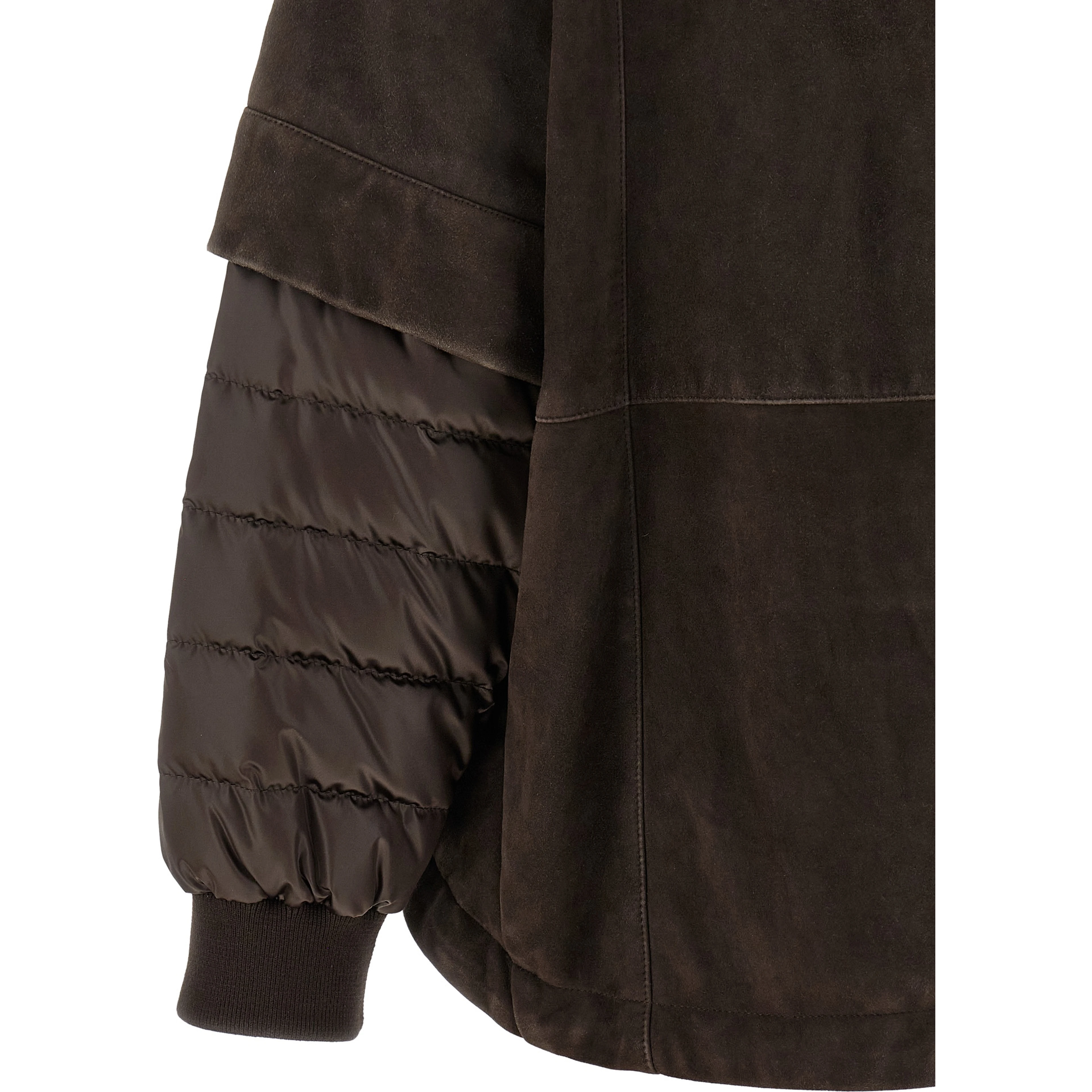 Brown Wool Leather Jacket