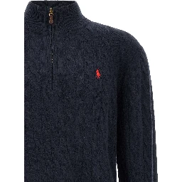 Blue Wool Cardigan