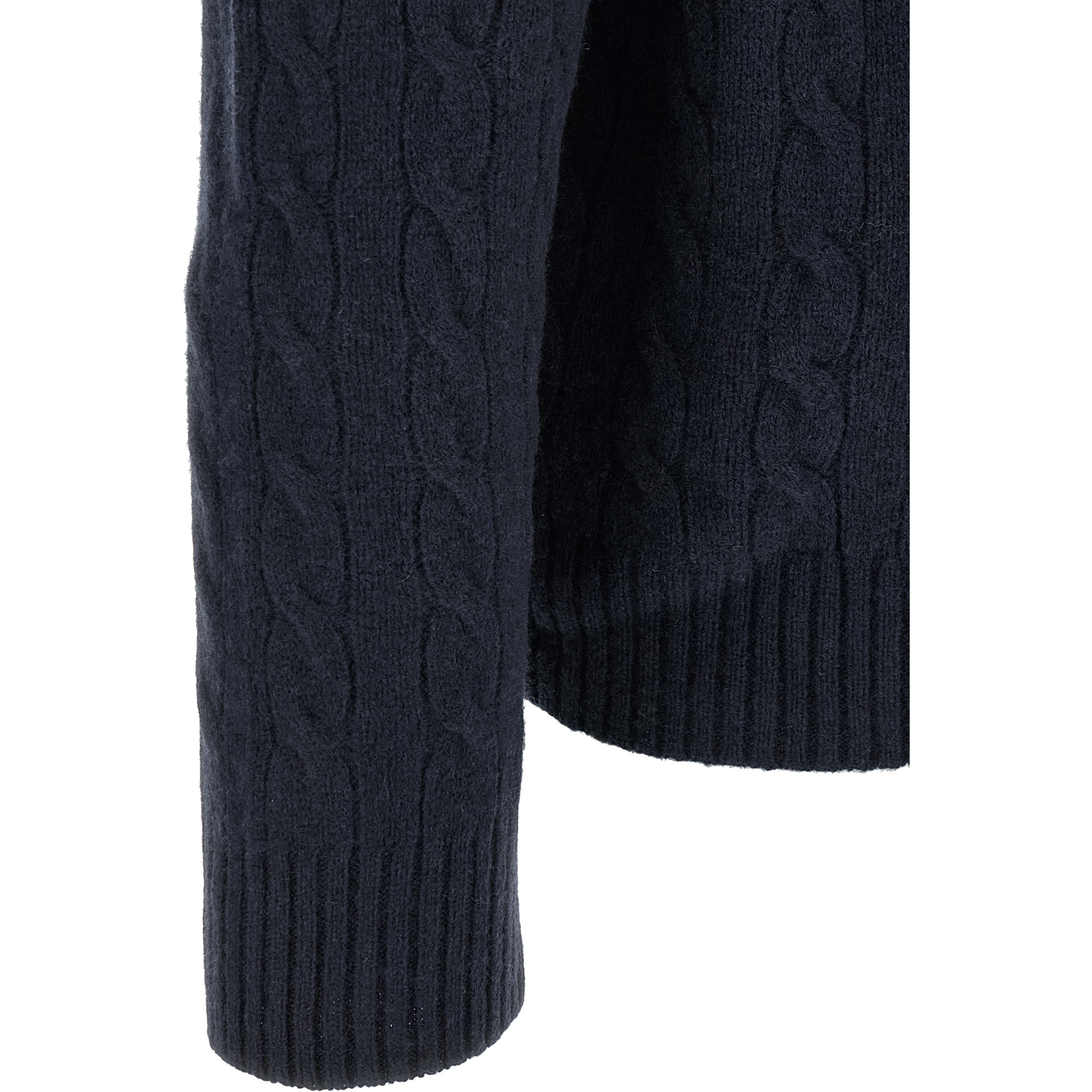 Blue Wool Cardigan