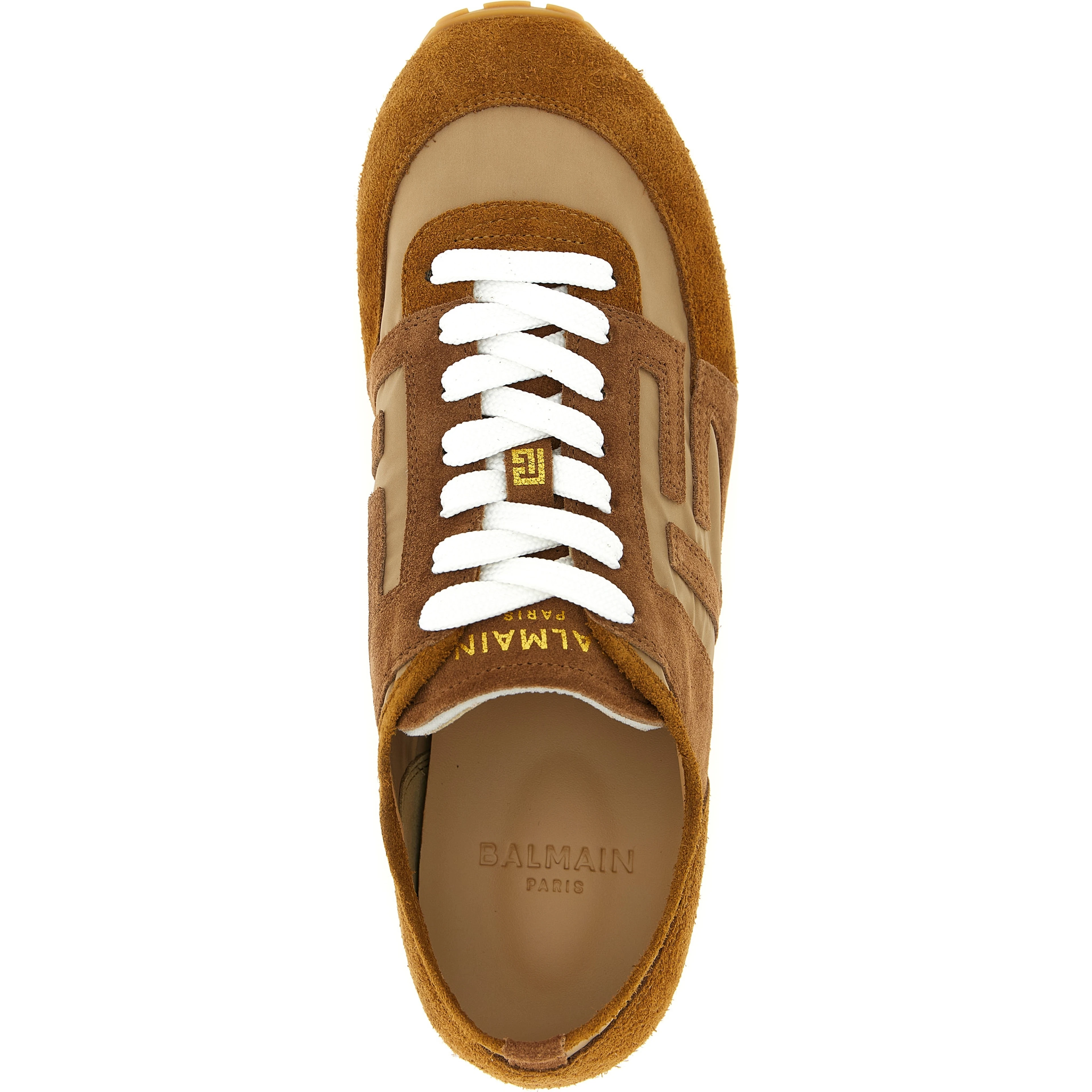 Brown Calfskin Sneakers