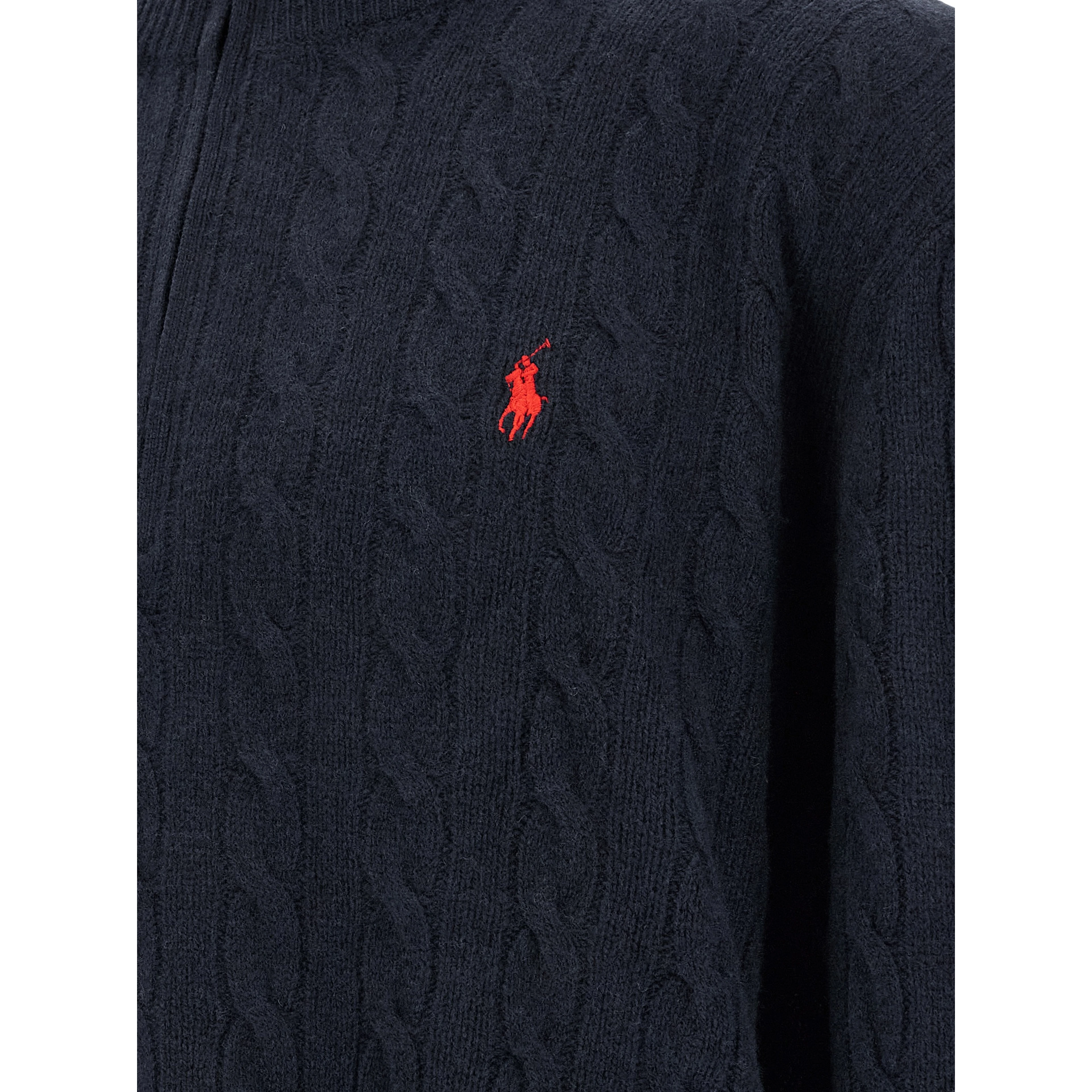 Blue Wool Cardigan