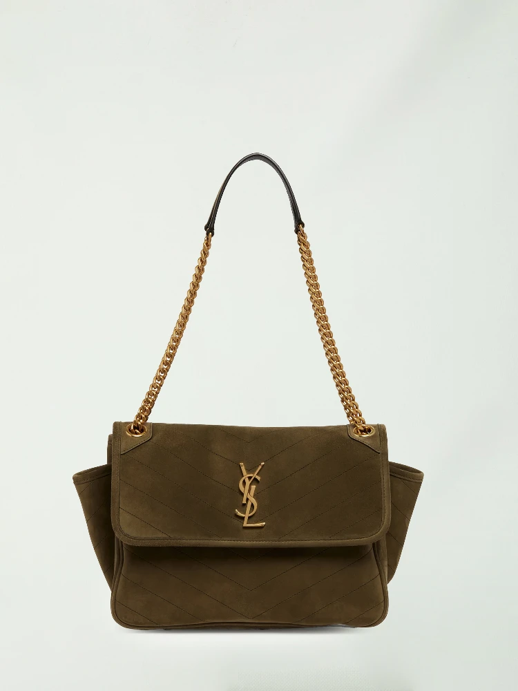 Niki Tripouch bag in suede
