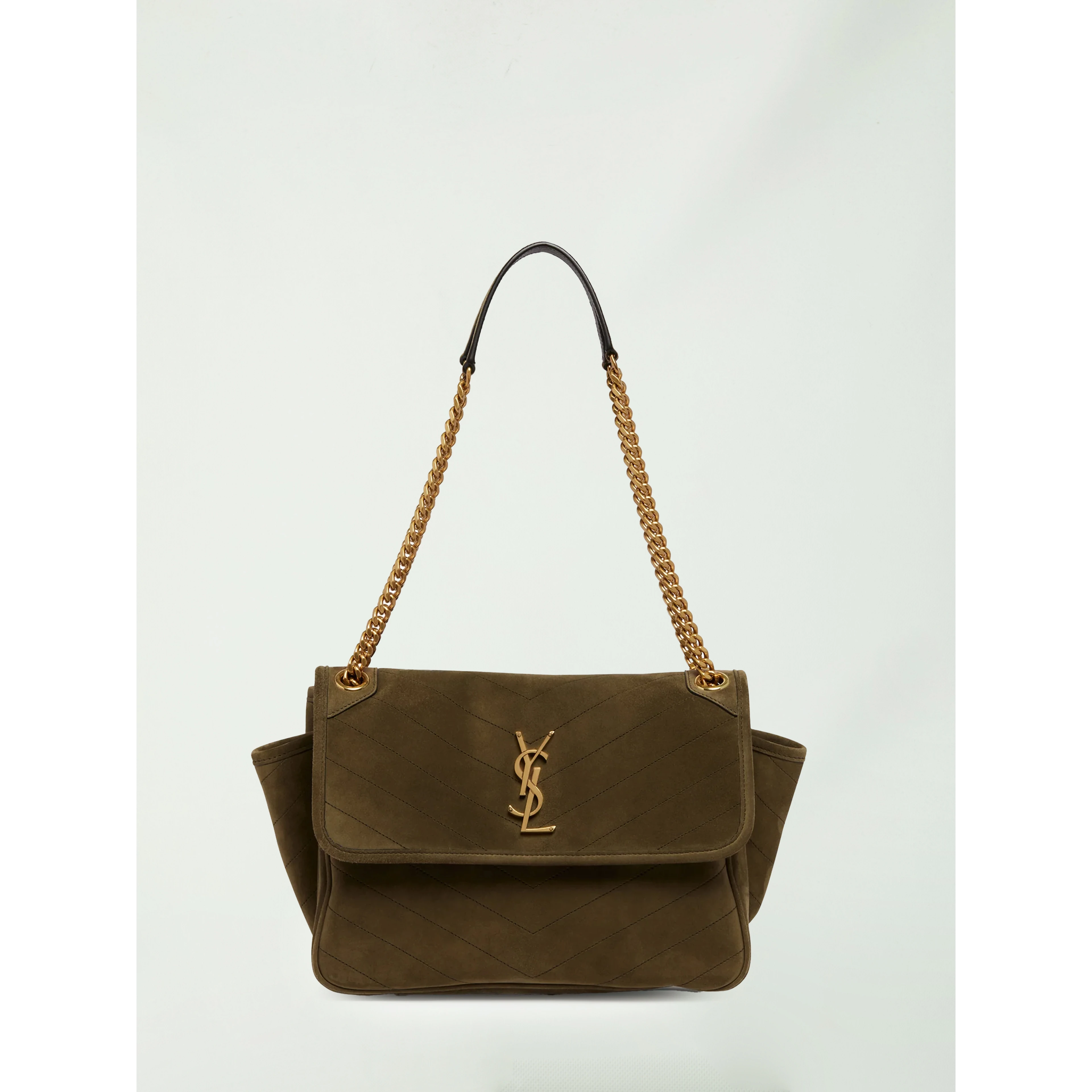 Niki Tripouch bag in suede