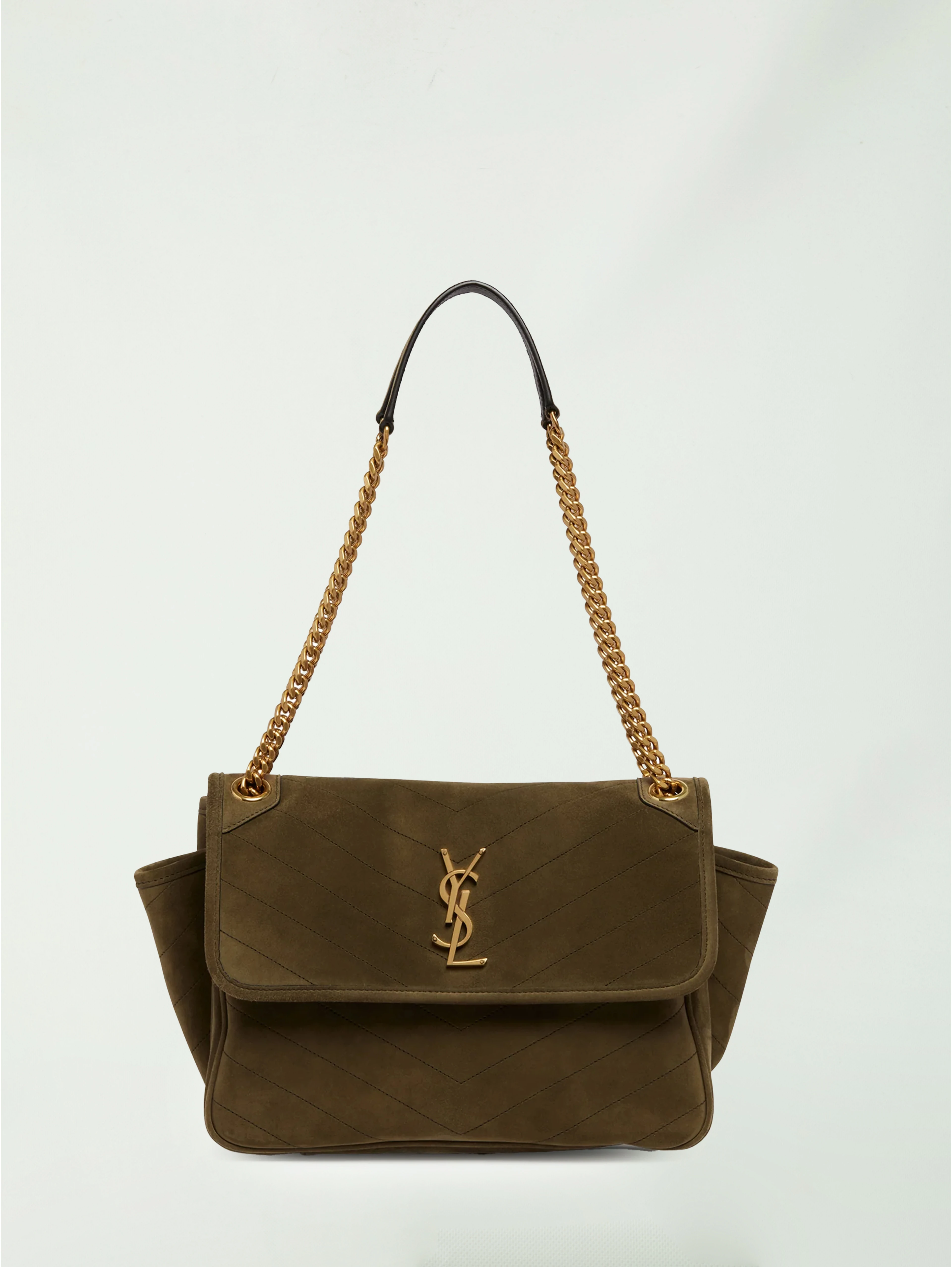 Niki Tripouch bag in suede