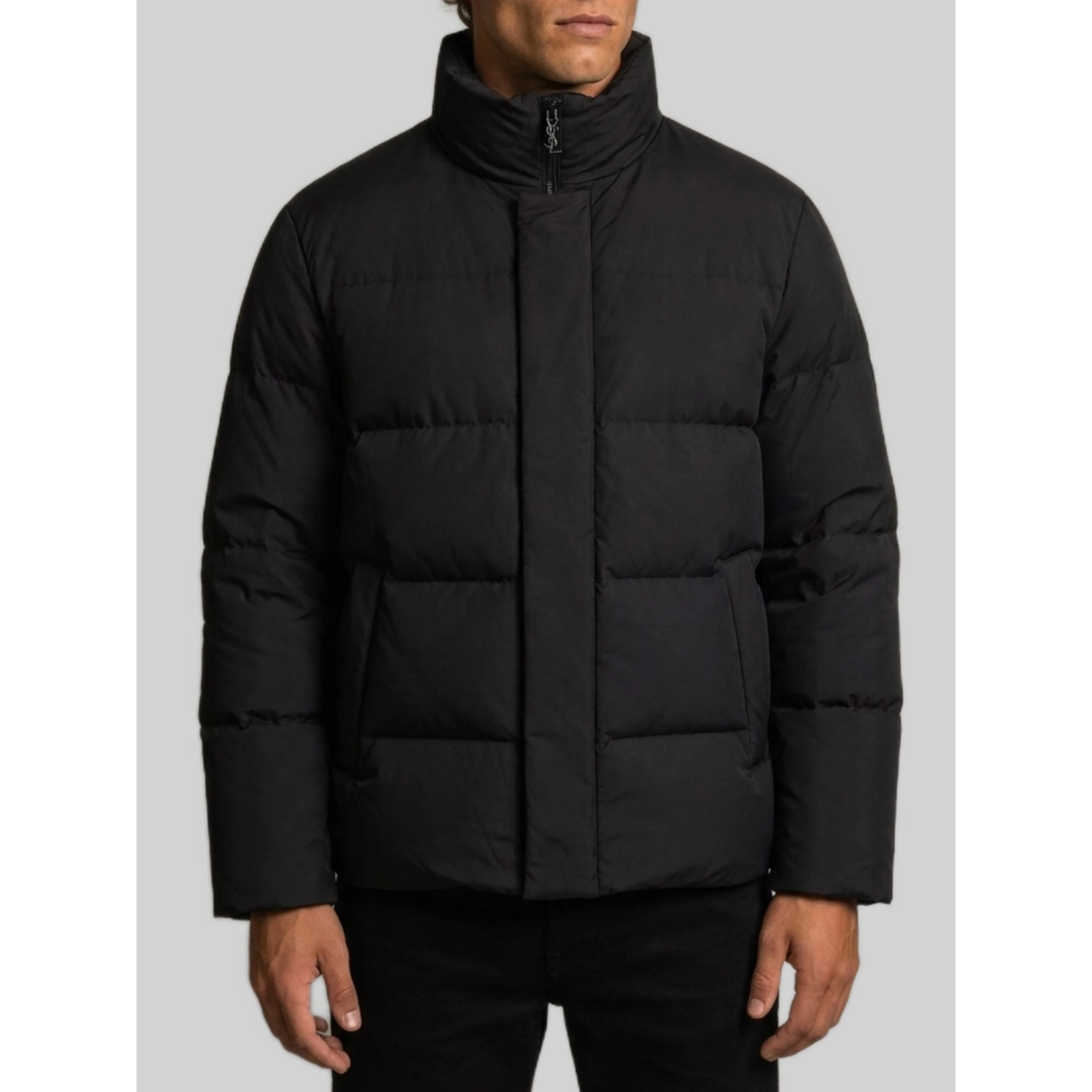 Black down jacket