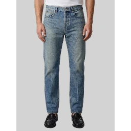 Blue jeans relaxed trapered