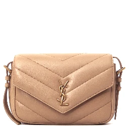 Beige Loulou Toy shoulder strap bag