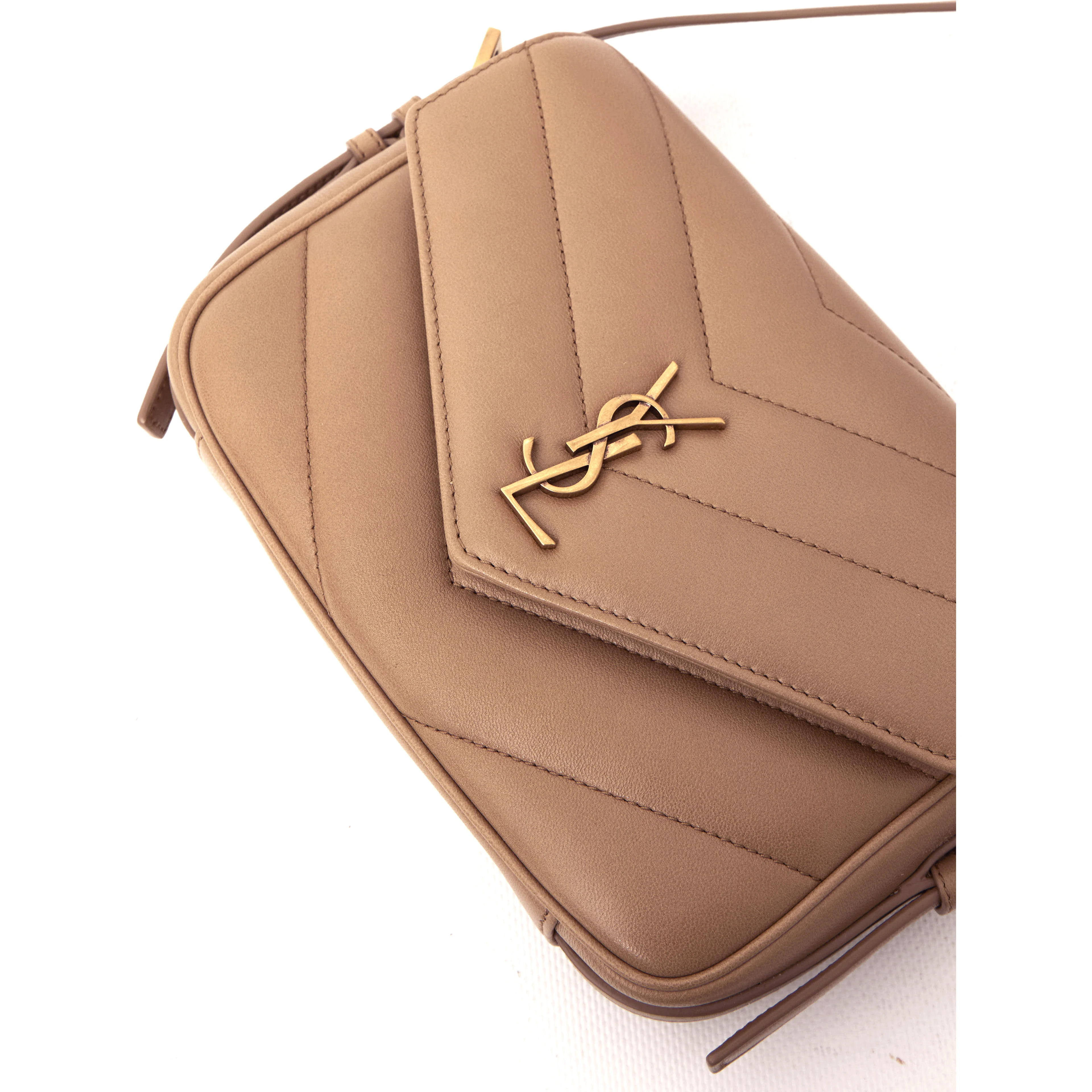 Beige Loulou Toy shoulder strap bag