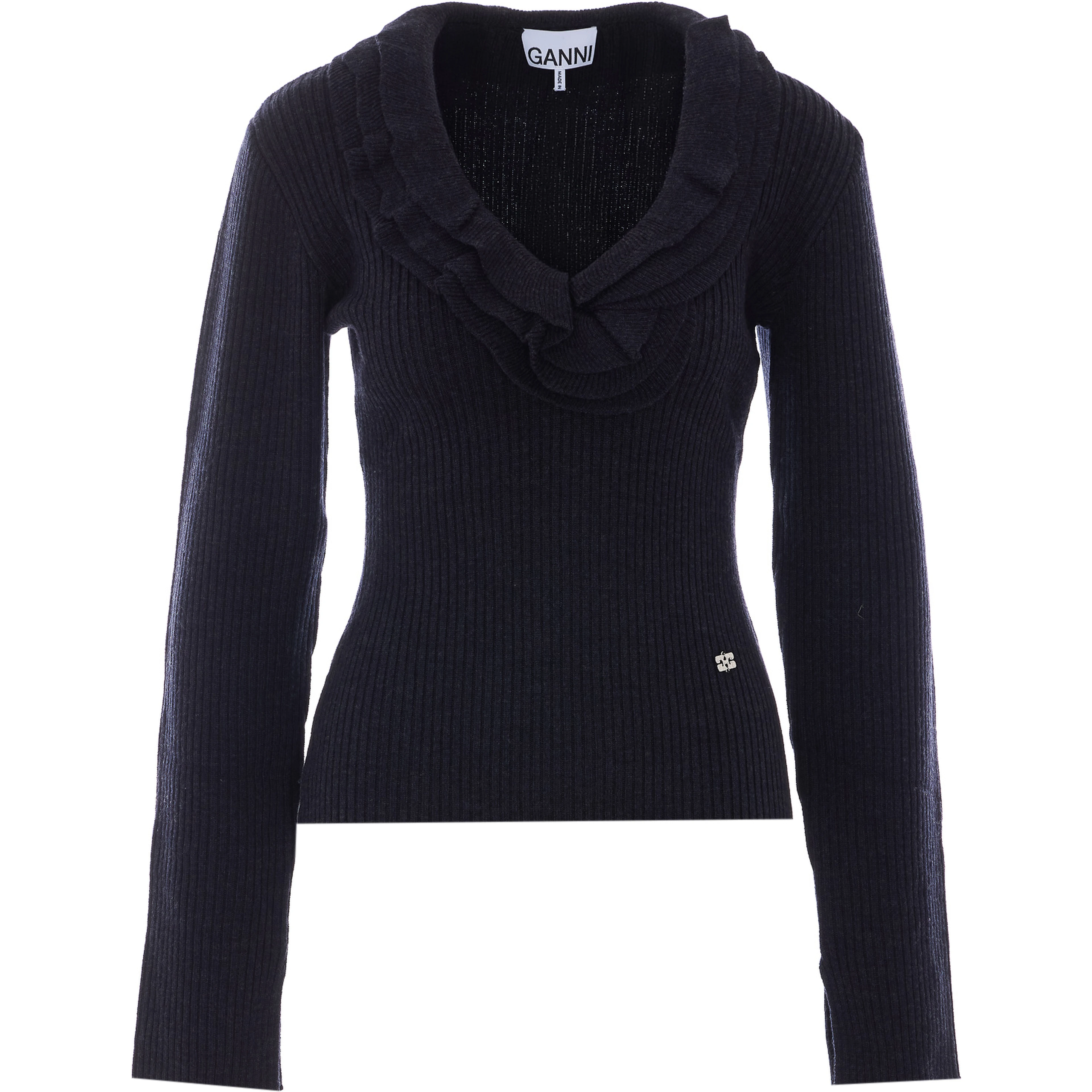 GANNI Sweaters Blue