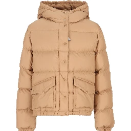 MONCLER KIDS Coats Cognac