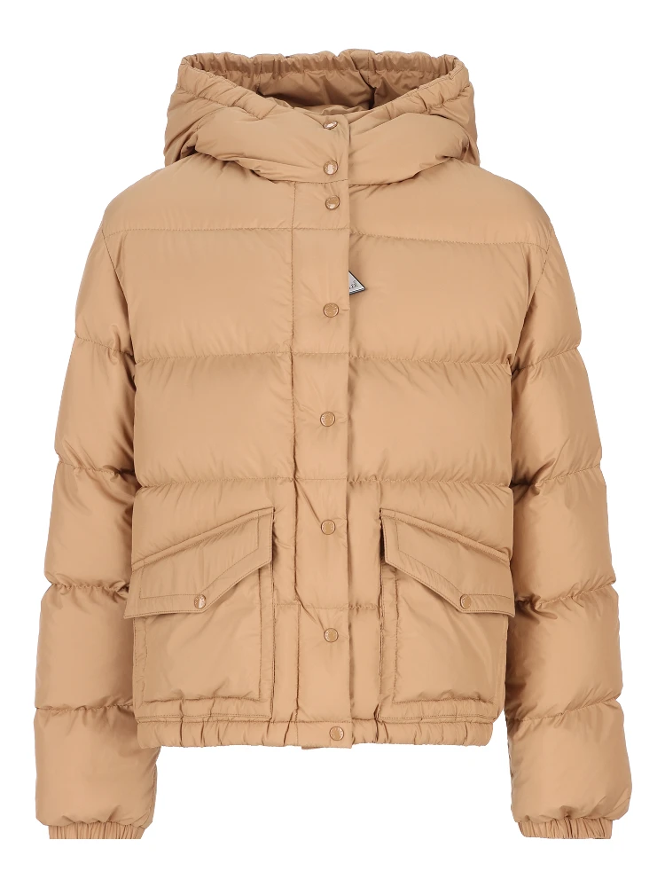 MONCLER KIDS Coats Cognac