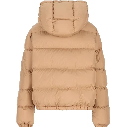 MONCLER KIDS Coats Cognac