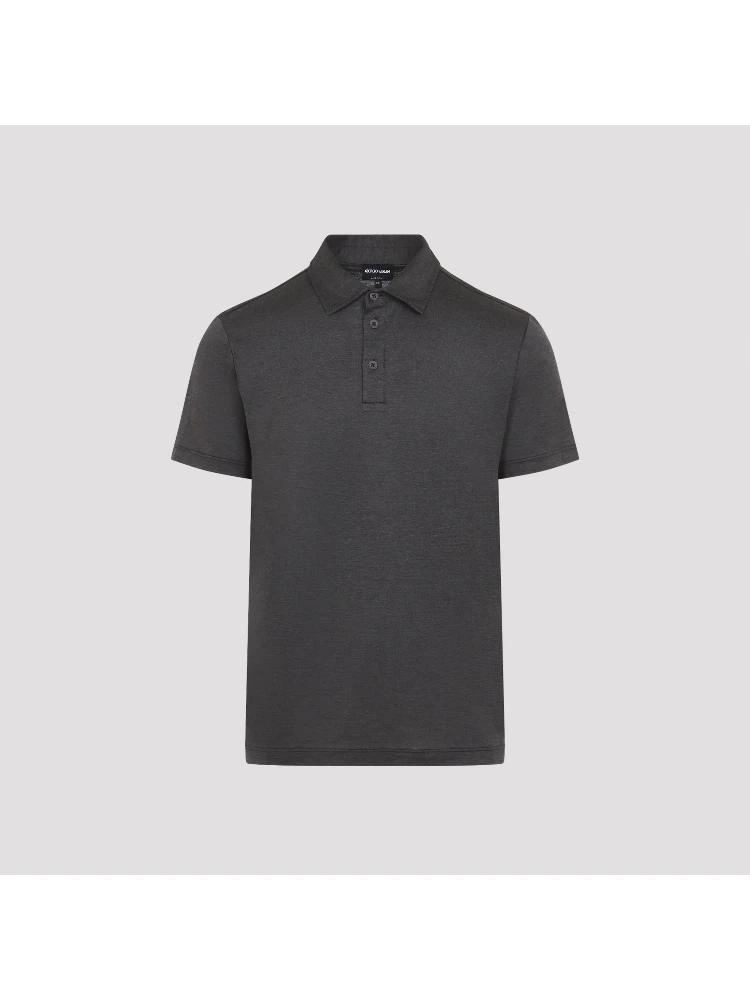 Giorgio Armani Silk and Cotton Polo