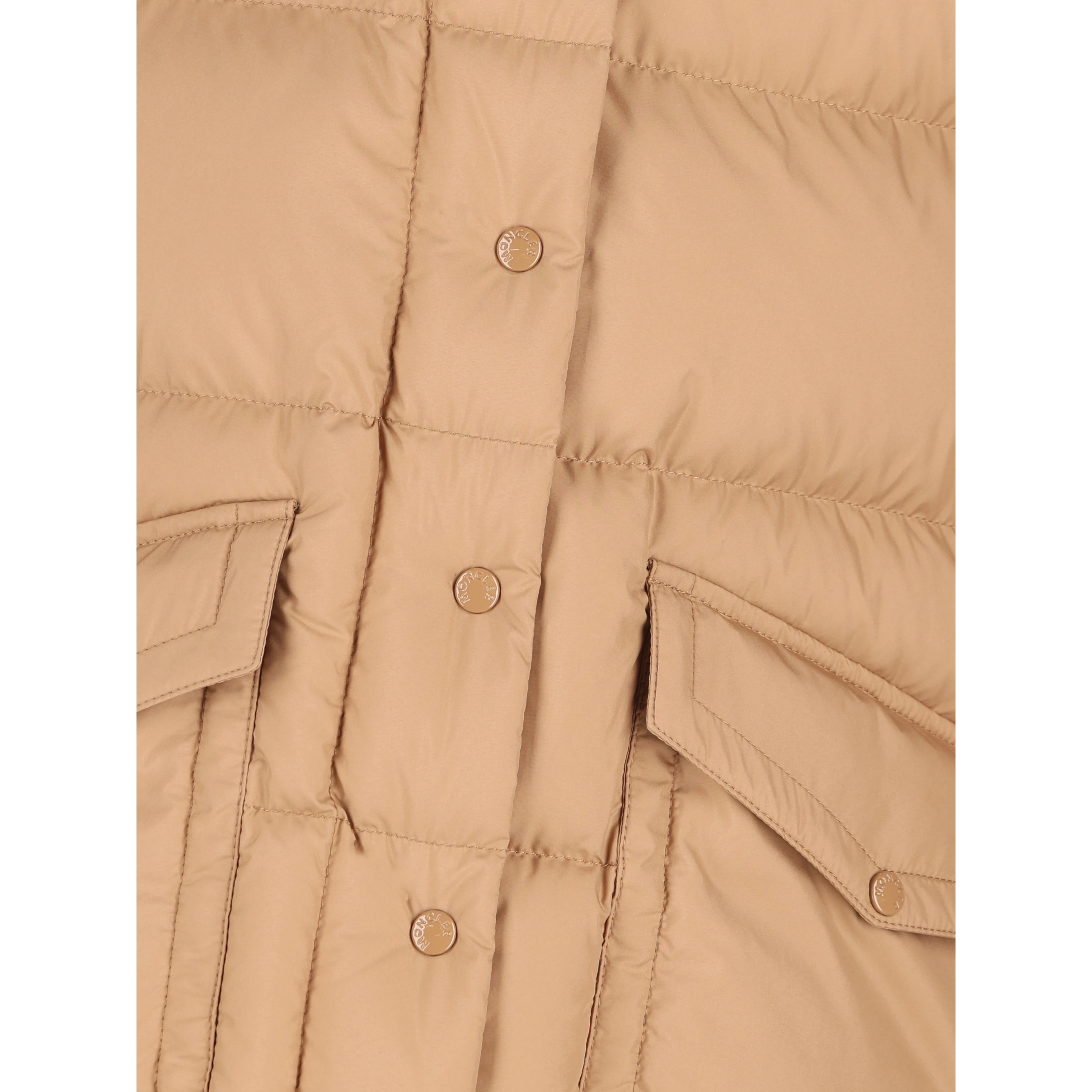 MONCLER KIDS Coats Cognac
