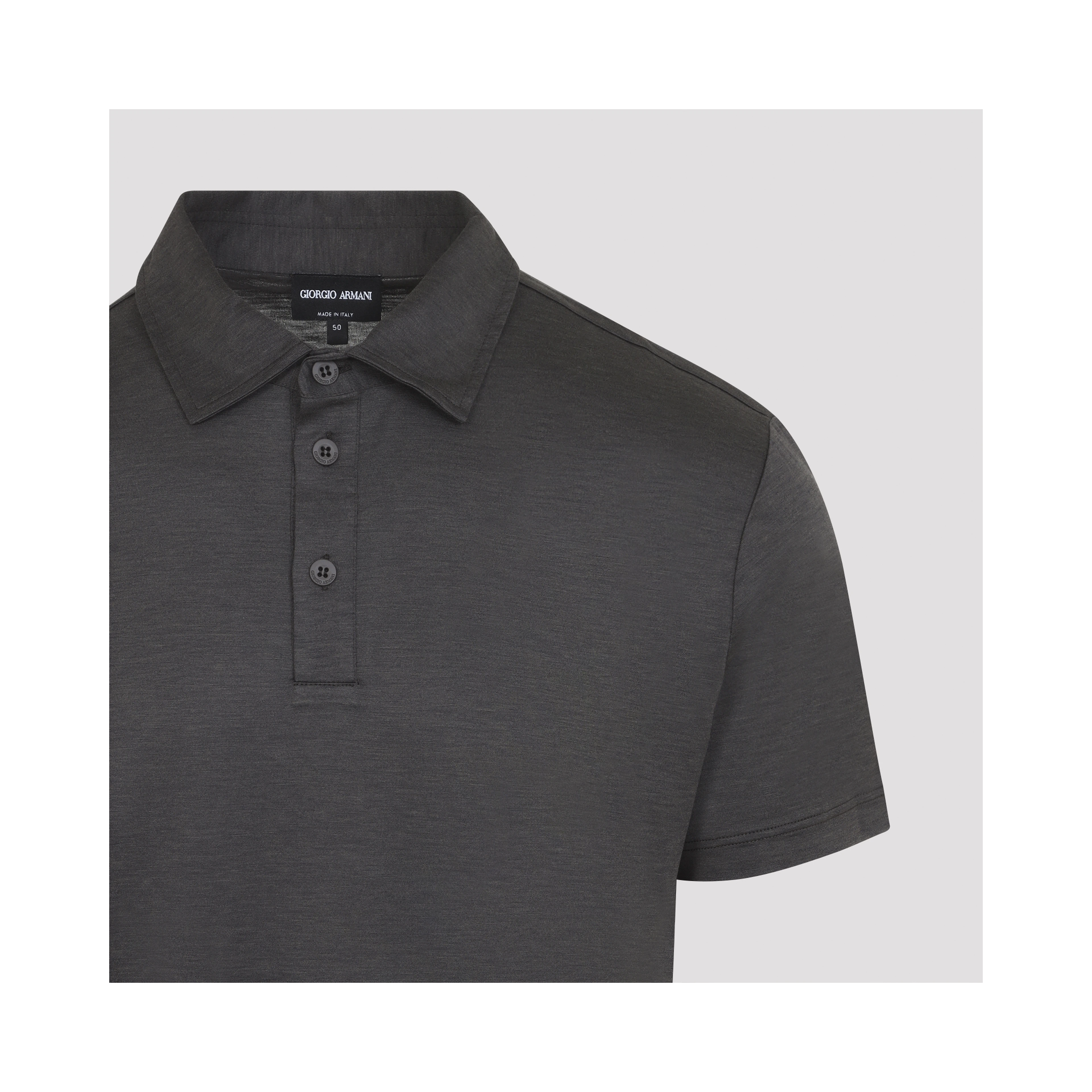 Giorgio Armani Silk and Cotton Polo