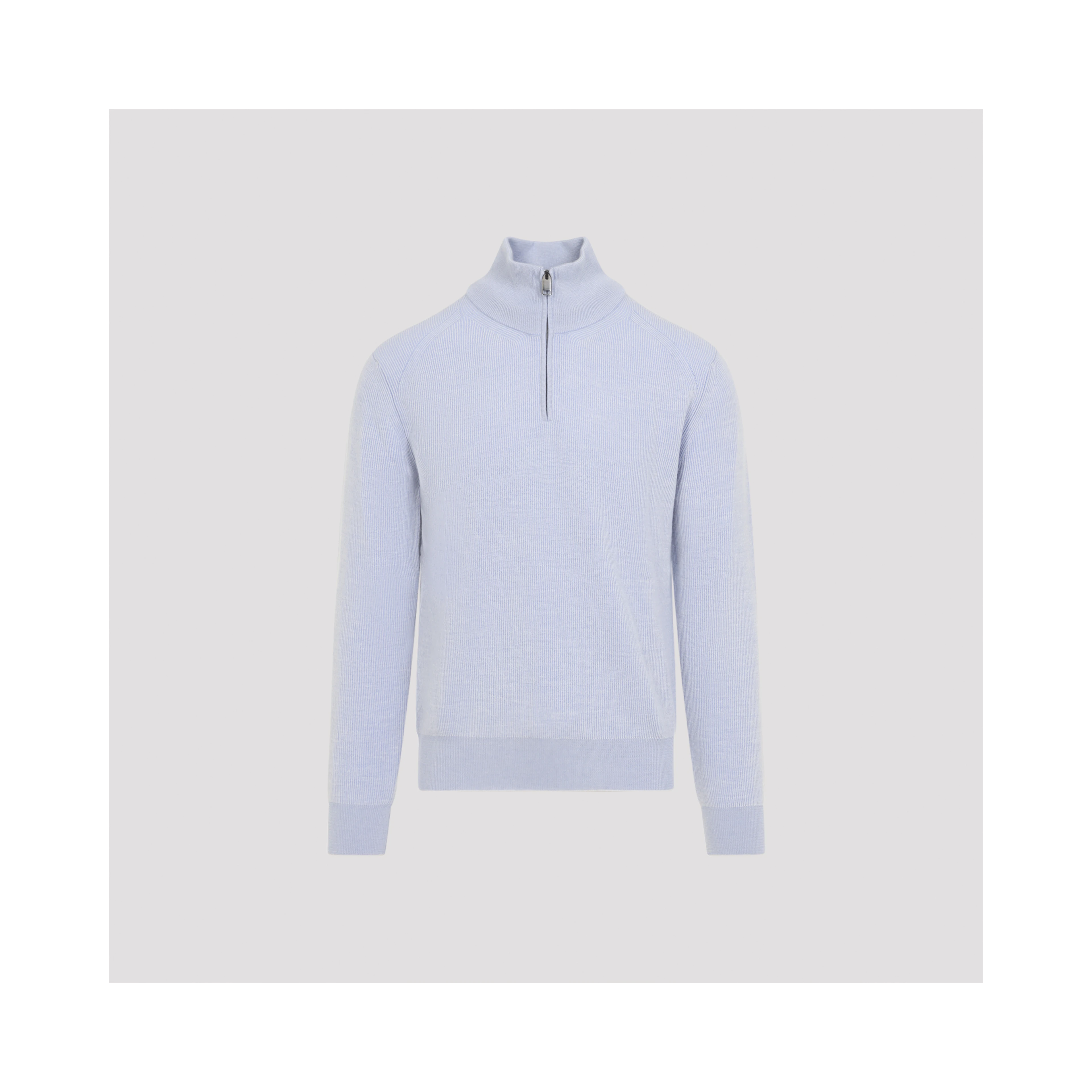 Brioni Half Zip Up Sweater