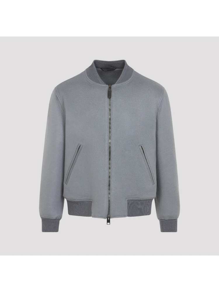 Brioni Knit Bomber