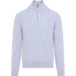 Brioni Half Zip Up Sweater