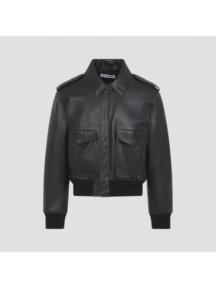Jil Sander Leather Blouson