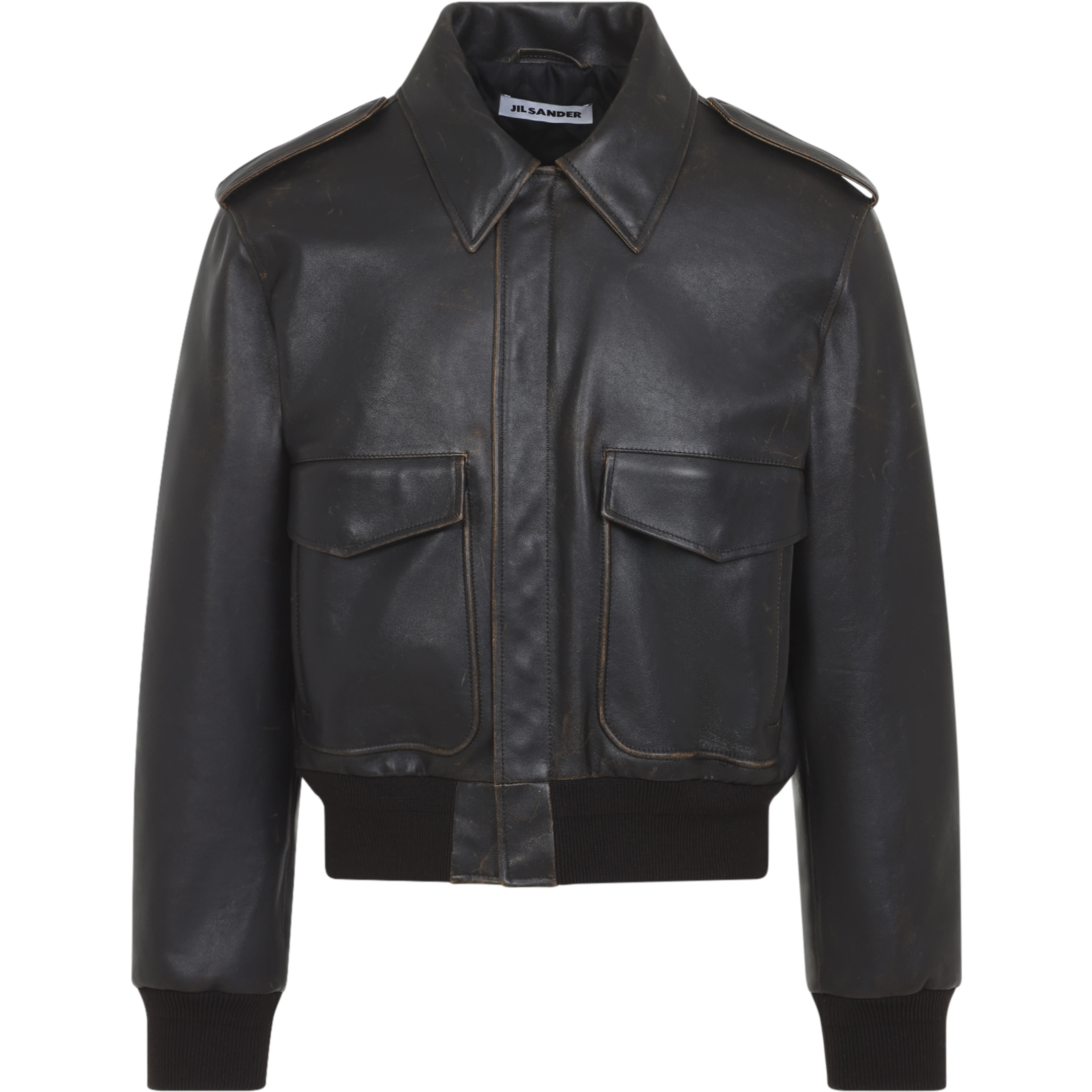 Jil Sander Leather Blouson